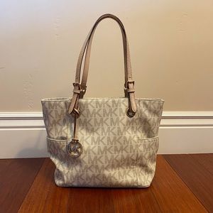 Michael Kors monogram tote bag